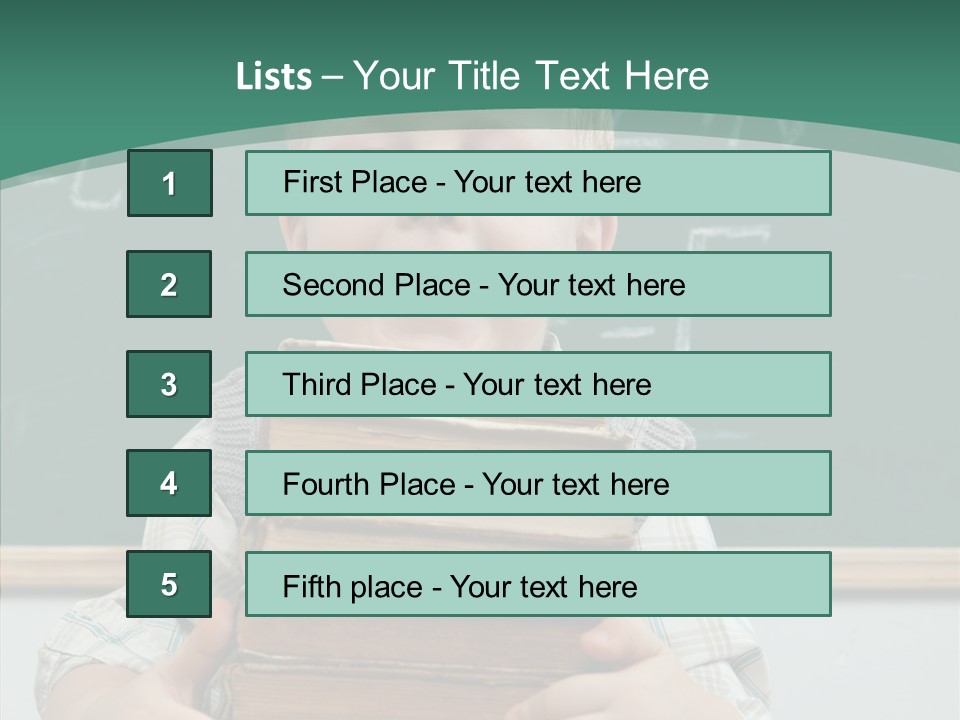 Person Caucasian Childhood PowerPoint Template