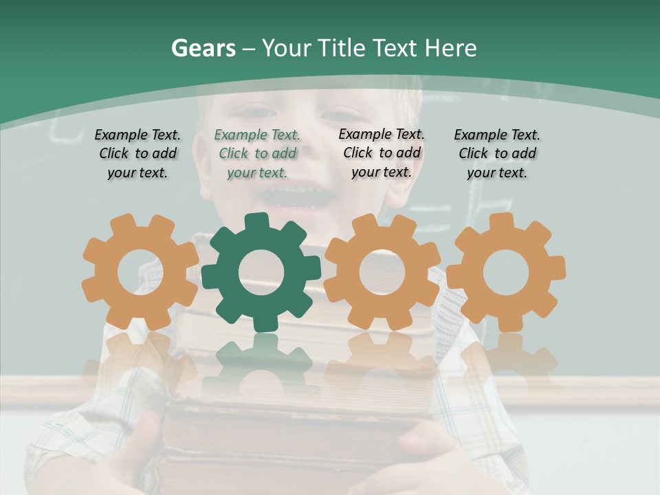 Person Caucasian Childhood PowerPoint Template