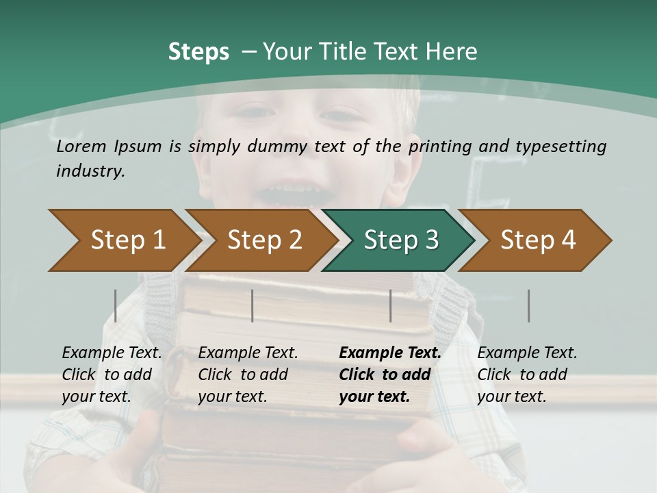 Person Caucasian Childhood PowerPoint Template