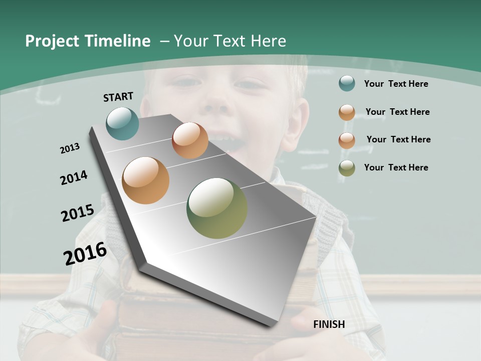 Person Caucasian Childhood PowerPoint Template