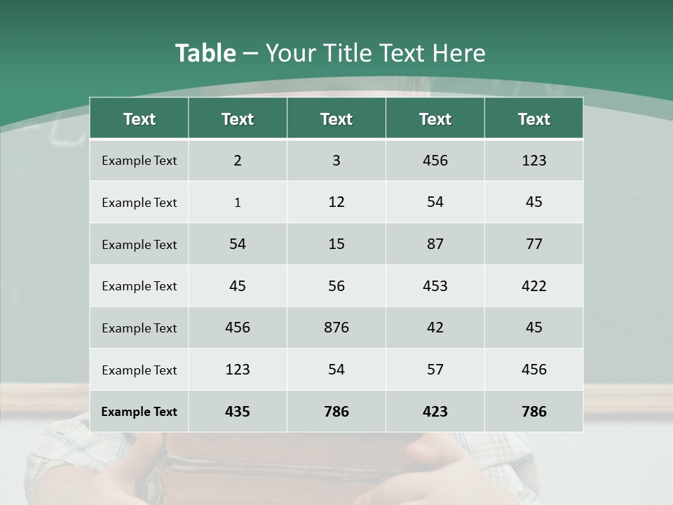 Person Caucasian Childhood PowerPoint Template