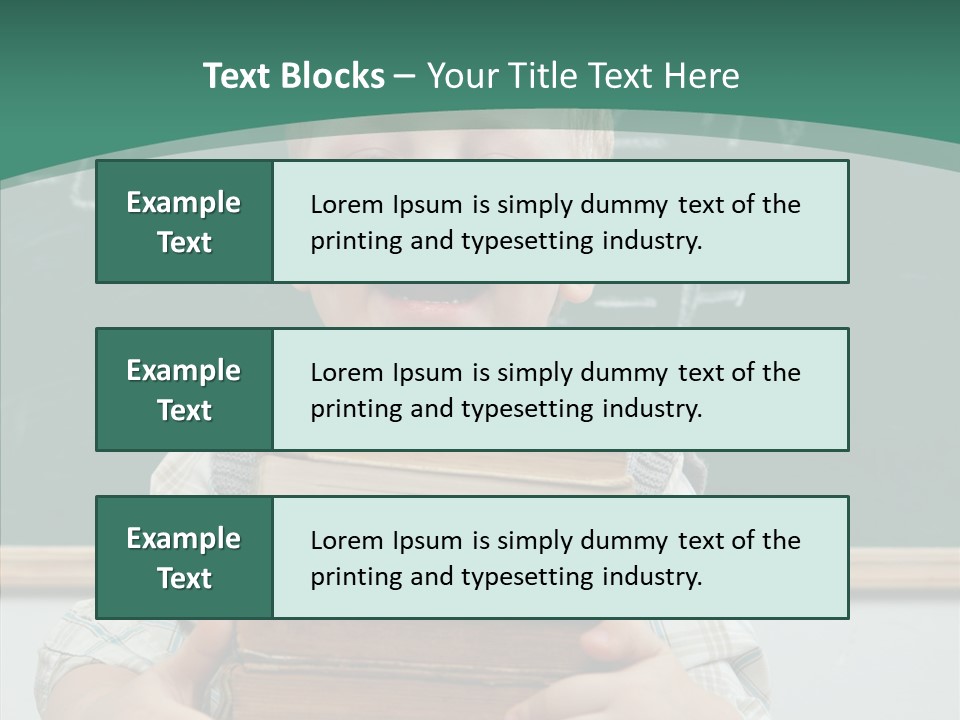 Person Caucasian Childhood PowerPoint Template