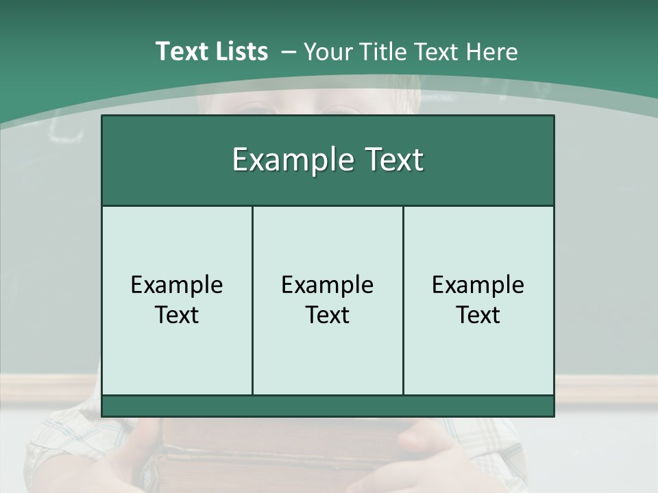 Person Caucasian Childhood PowerPoint Template