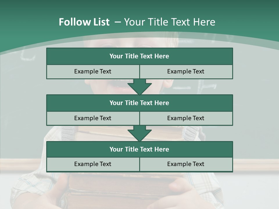Person Caucasian Childhood PowerPoint Template