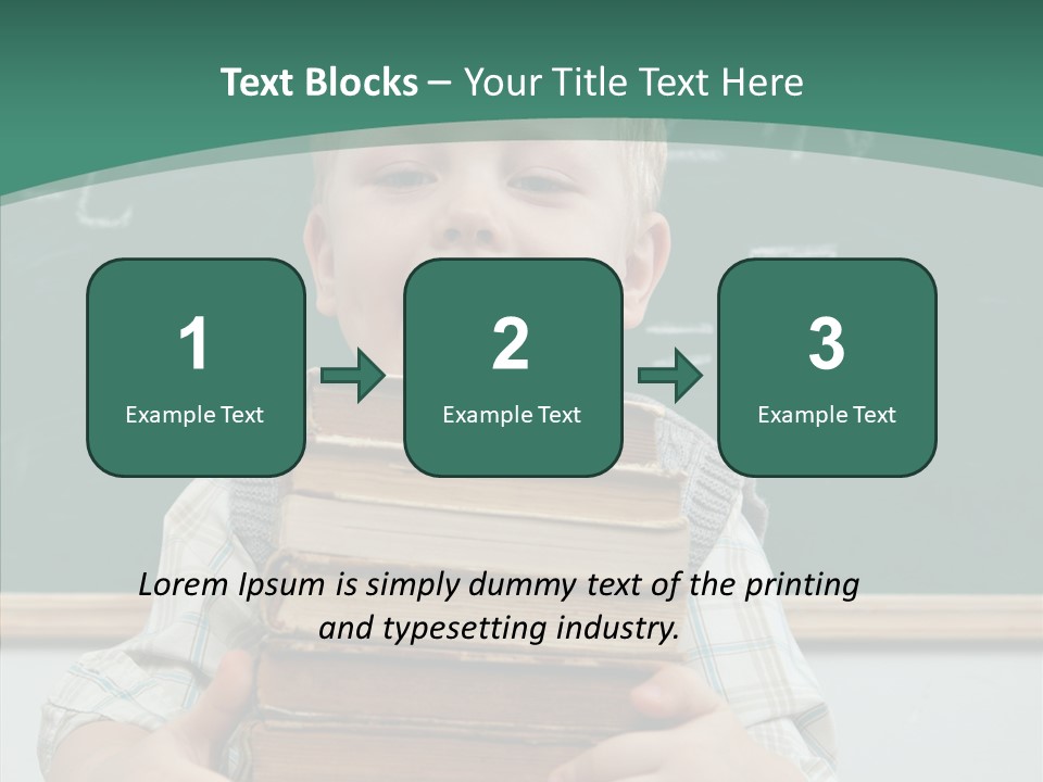 Person Caucasian Childhood PowerPoint Template