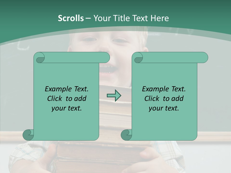 Person Caucasian Childhood PowerPoint Template