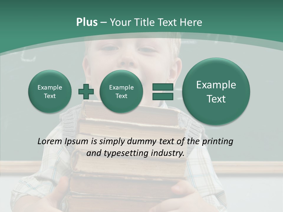Person Caucasian Childhood PowerPoint Template