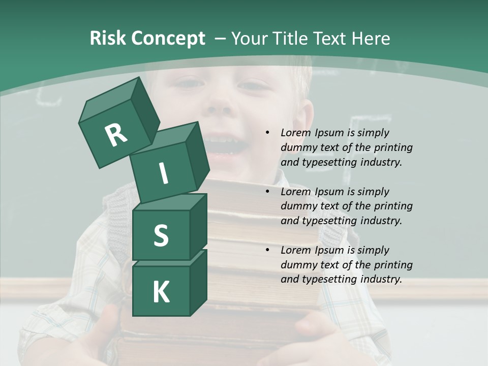 Person Caucasian Childhood PowerPoint Template