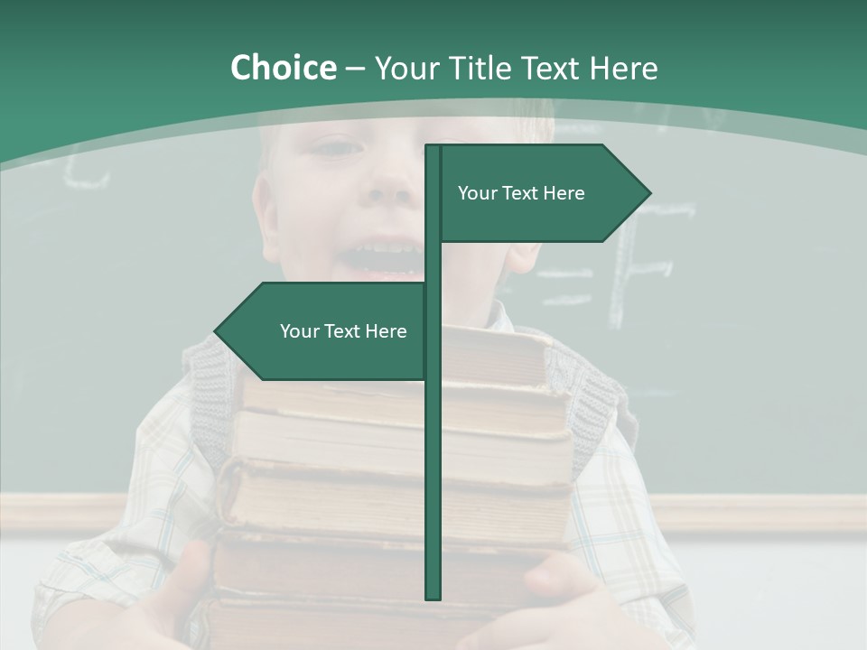 Person Caucasian Childhood PowerPoint Template