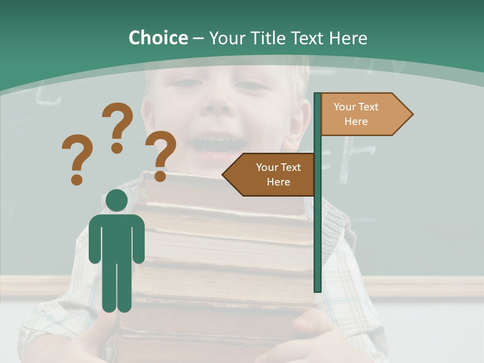 Person Caucasian Childhood PowerPoint Template