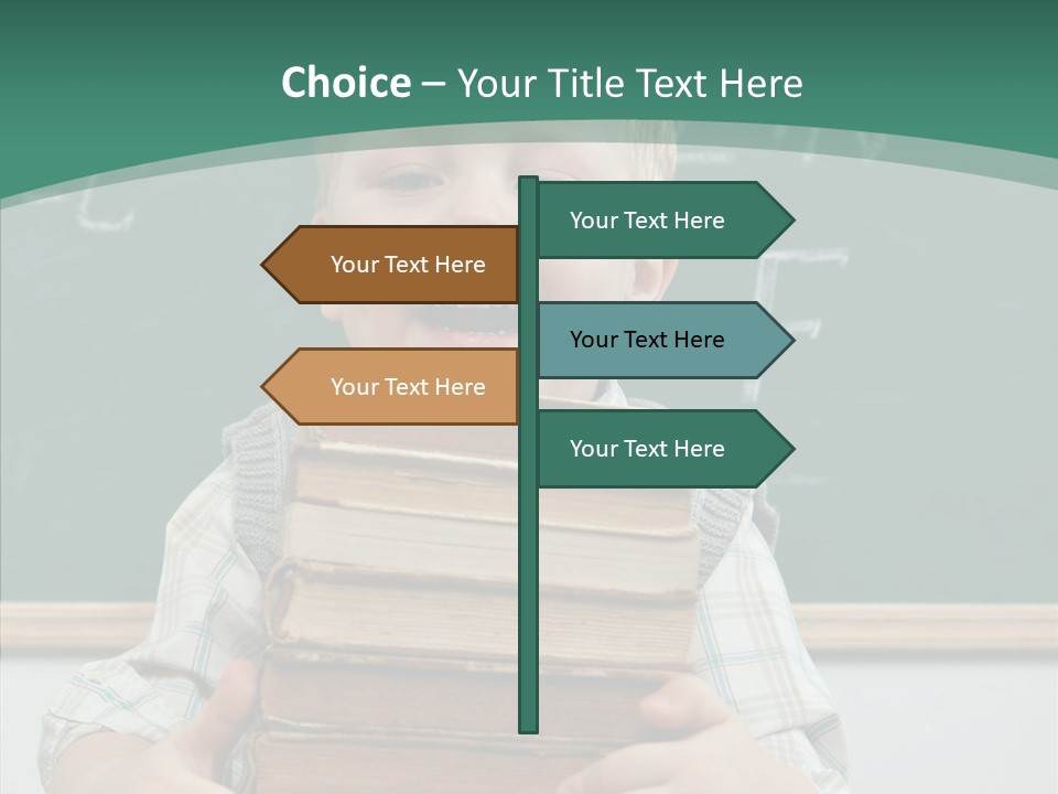 Person Caucasian Childhood PowerPoint Template