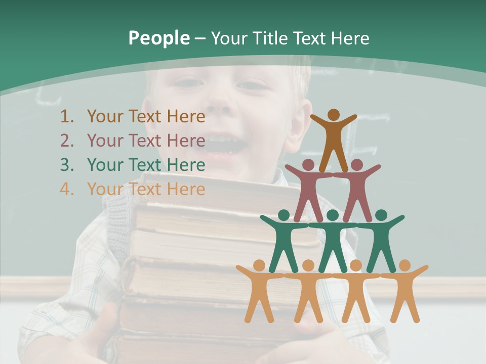 Person Caucasian Childhood PowerPoint Template
