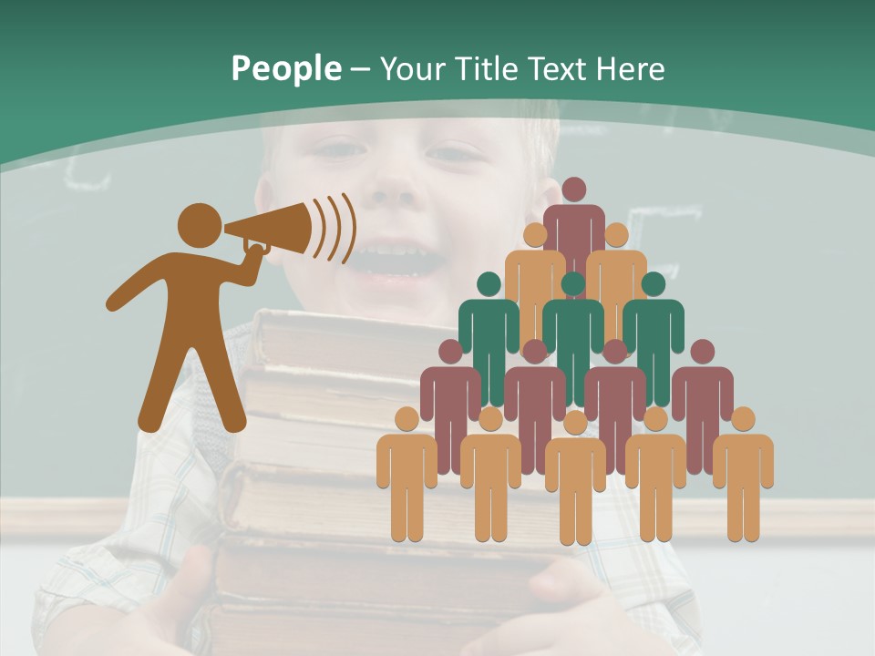 Person Caucasian Childhood PowerPoint Template