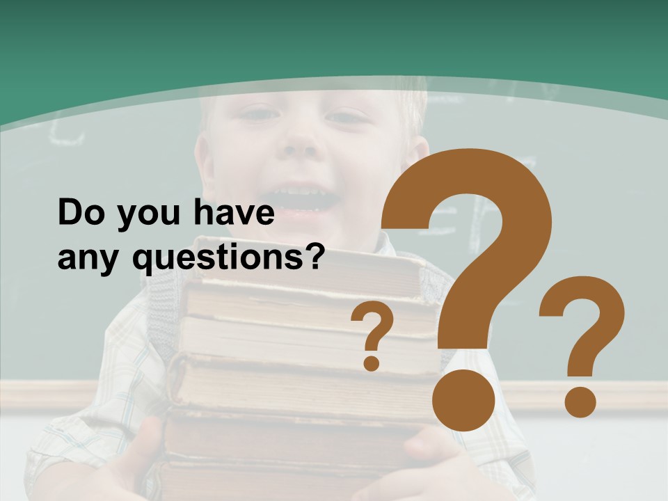 Person Caucasian Childhood PowerPoint Template