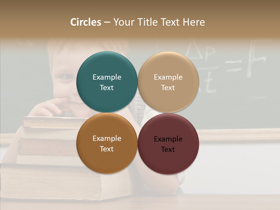 Boy Pupil Elementary PowerPoint Template