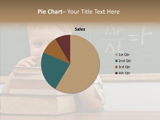 Boy Pupil Elementary PowerPoint Template