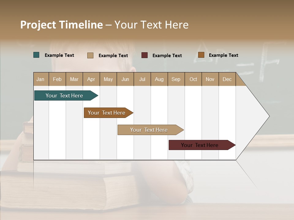 Boy Pupil Elementary PowerPoint Template