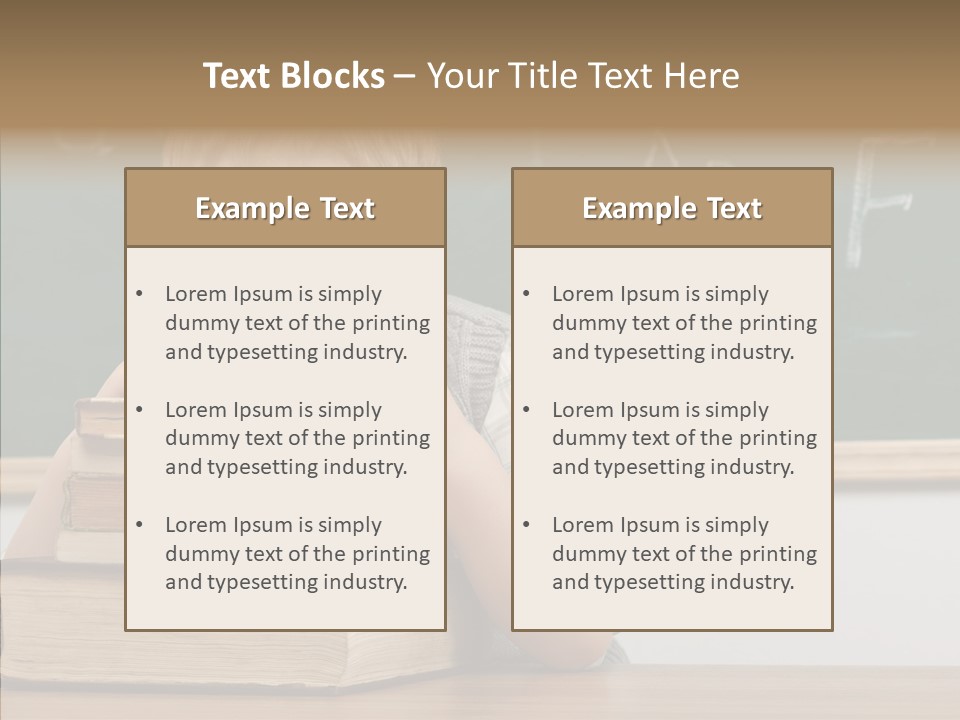 Boy Pupil Elementary PowerPoint Template