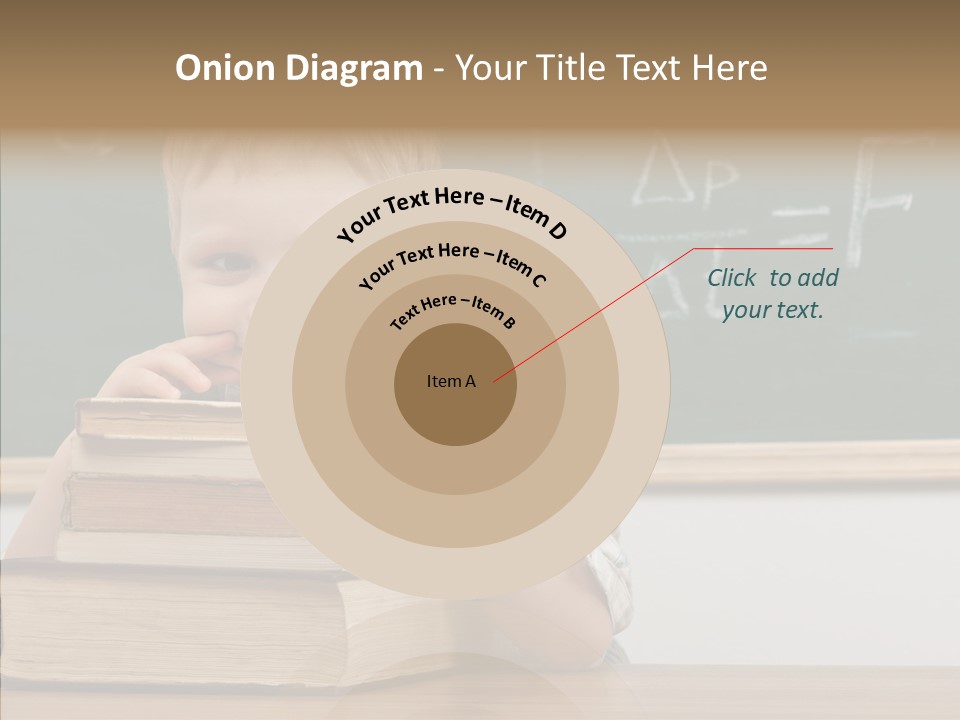 Boy Pupil Elementary PowerPoint Template