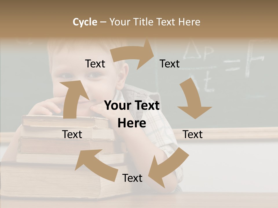 Boy Pupil Elementary PowerPoint Template