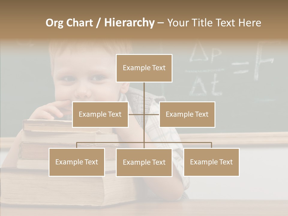 Boy Pupil Elementary PowerPoint Template