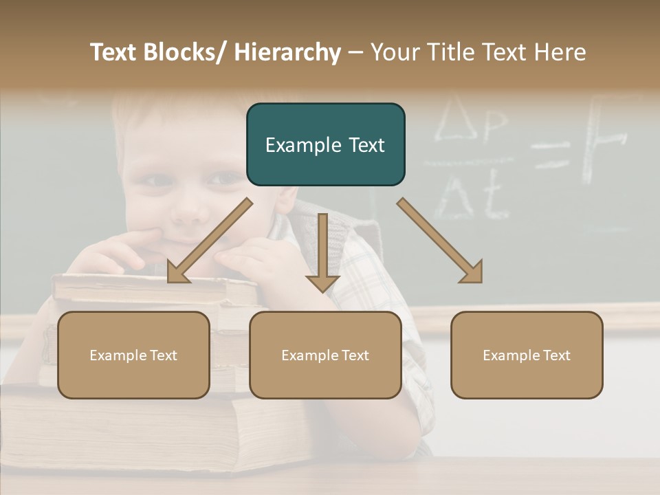 Boy Pupil Elementary PowerPoint Template