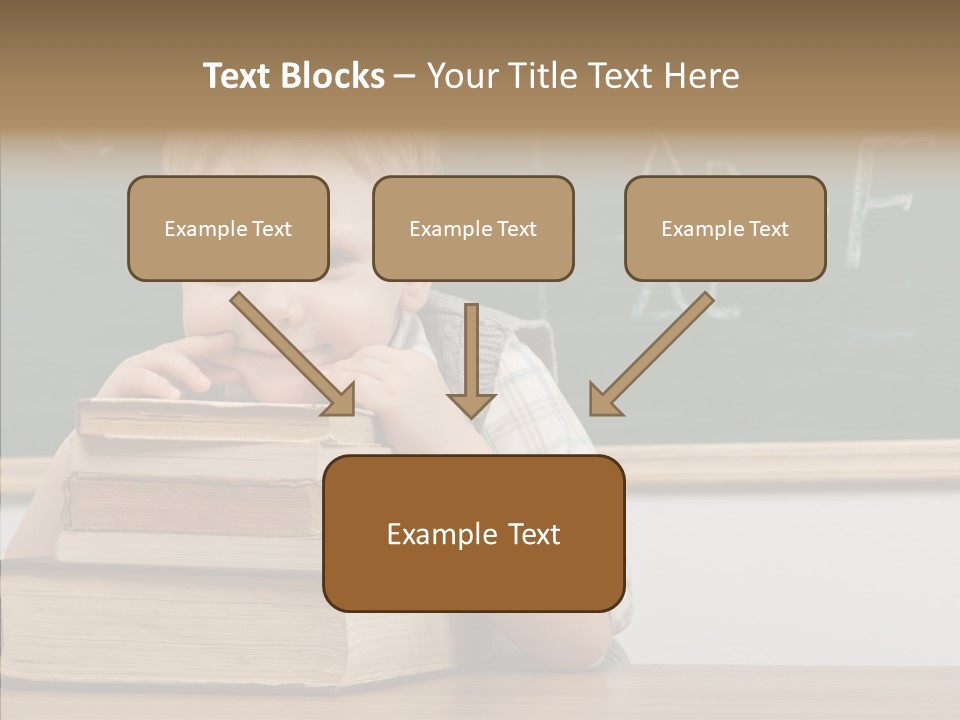 Boy Pupil Elementary PowerPoint Template