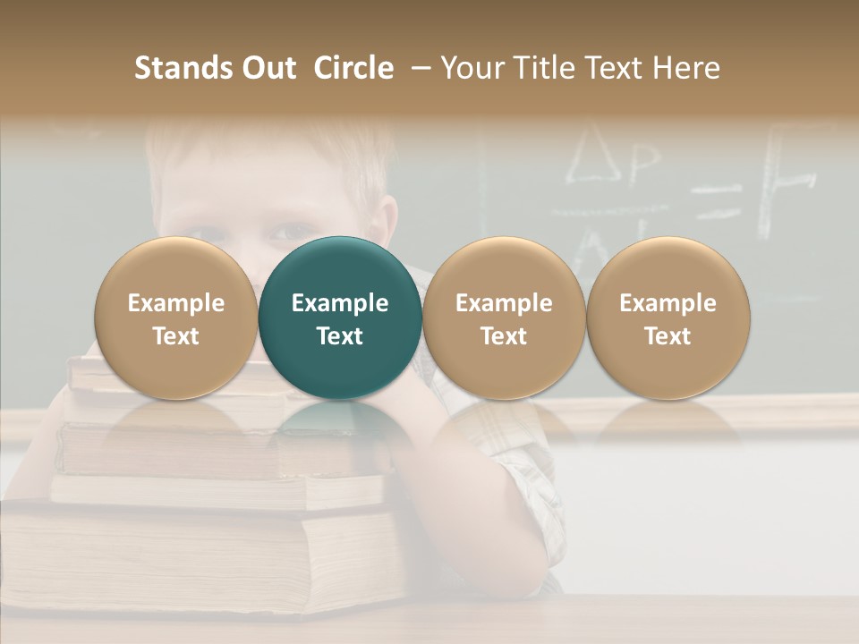 Boy Pupil Elementary PowerPoint Template