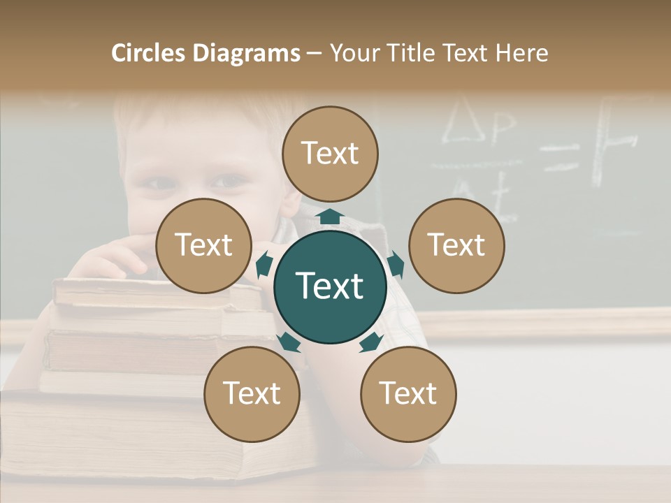 Boy Pupil Elementary PowerPoint Template