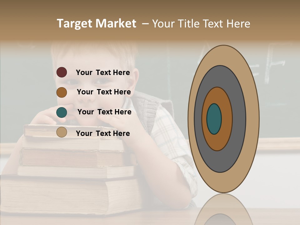 Boy Pupil Elementary PowerPoint Template