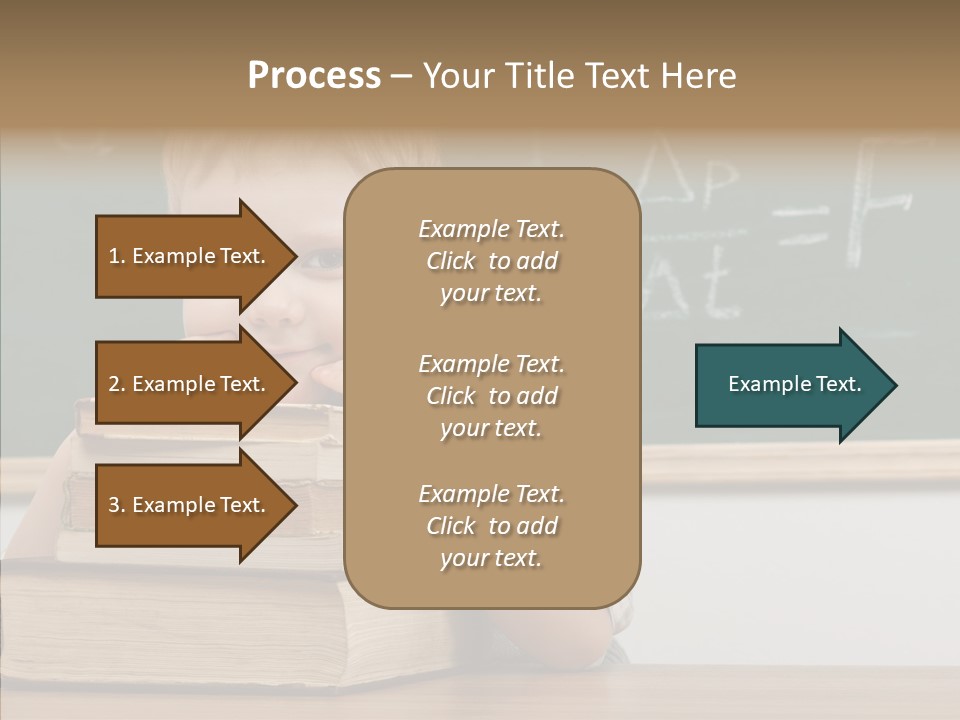Boy Pupil Elementary PowerPoint Template