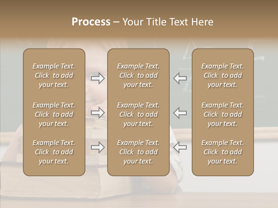 Boy Pupil Elementary PowerPoint Template