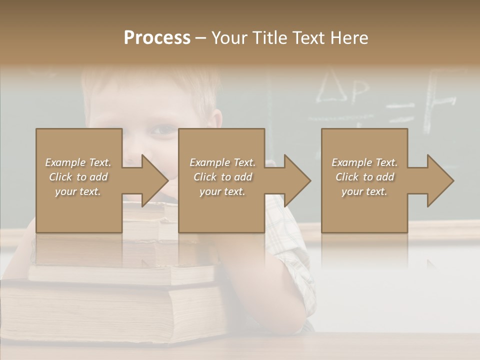 Boy Pupil Elementary PowerPoint Template