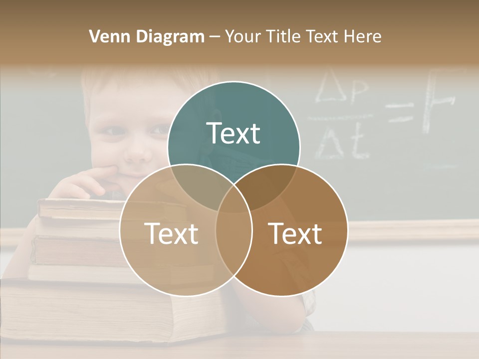 Boy Pupil Elementary PowerPoint Template