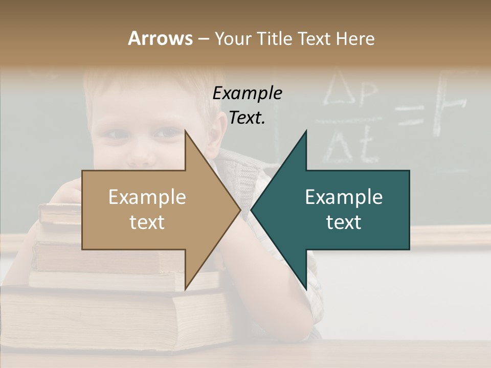 Boy Pupil Elementary PowerPoint Template