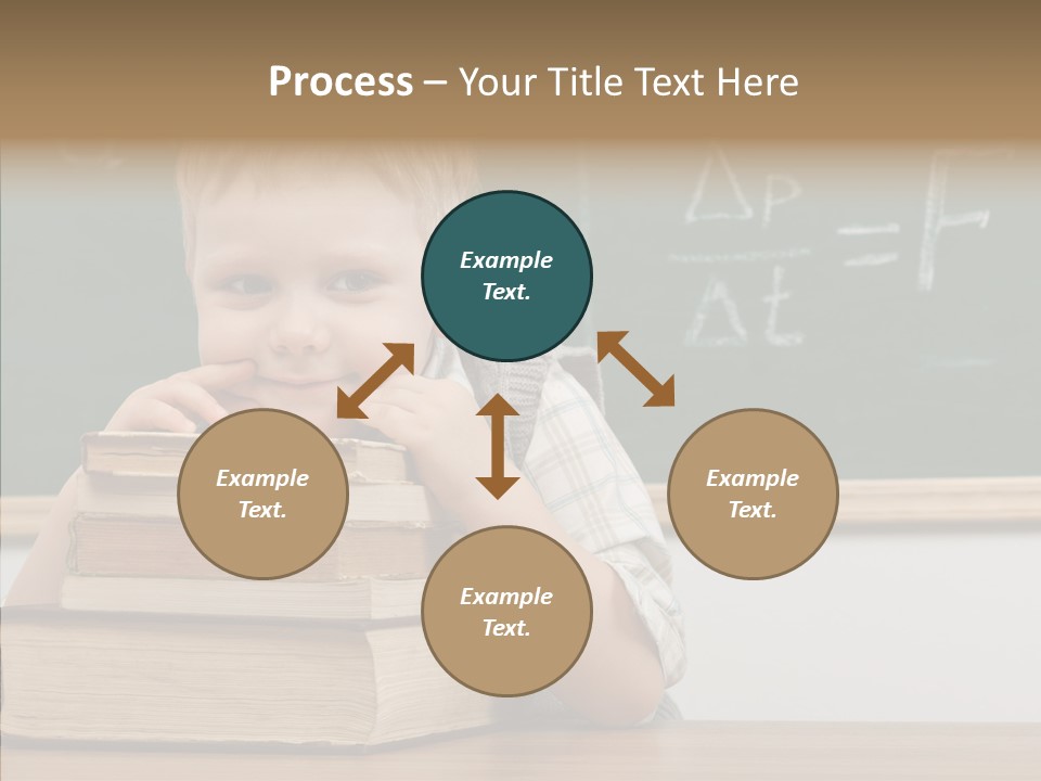 Boy Pupil Elementary PowerPoint Template
