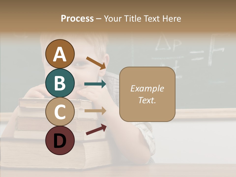 Boy Pupil Elementary PowerPoint Template
