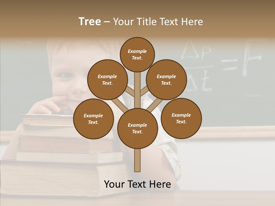 Boy Pupil Elementary PowerPoint Template