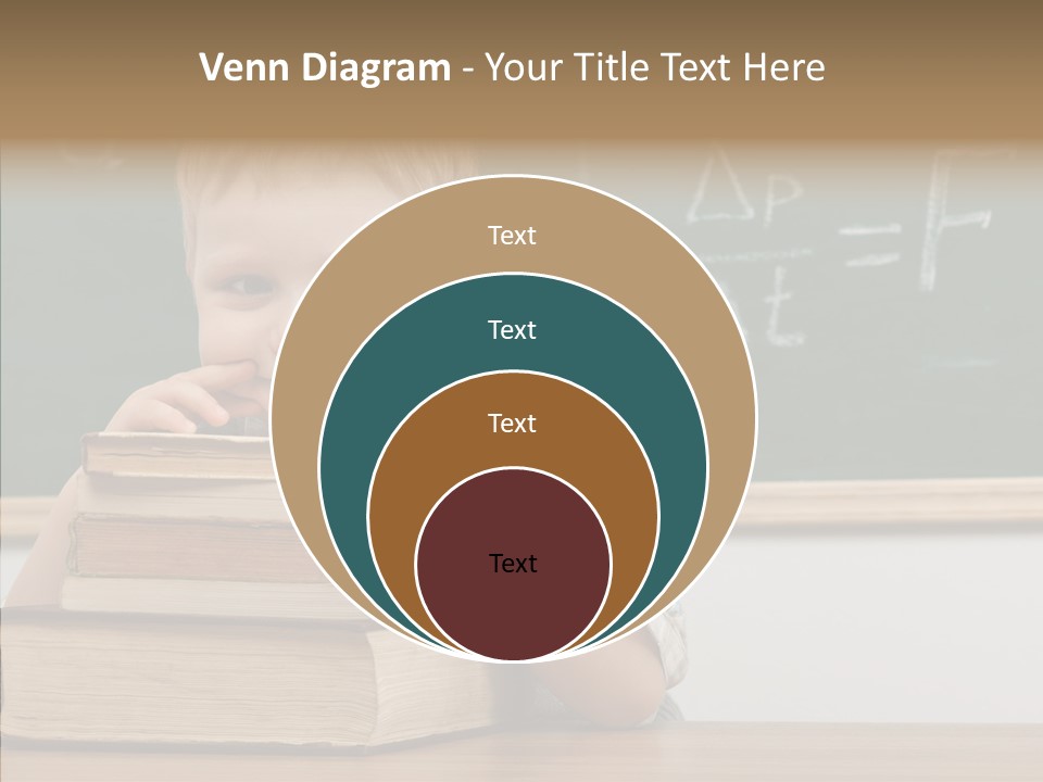 Boy Pupil Elementary PowerPoint Template