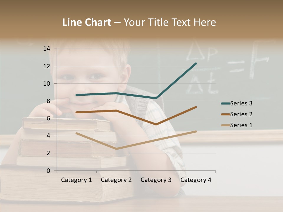 Boy Pupil Elementary PowerPoint Template