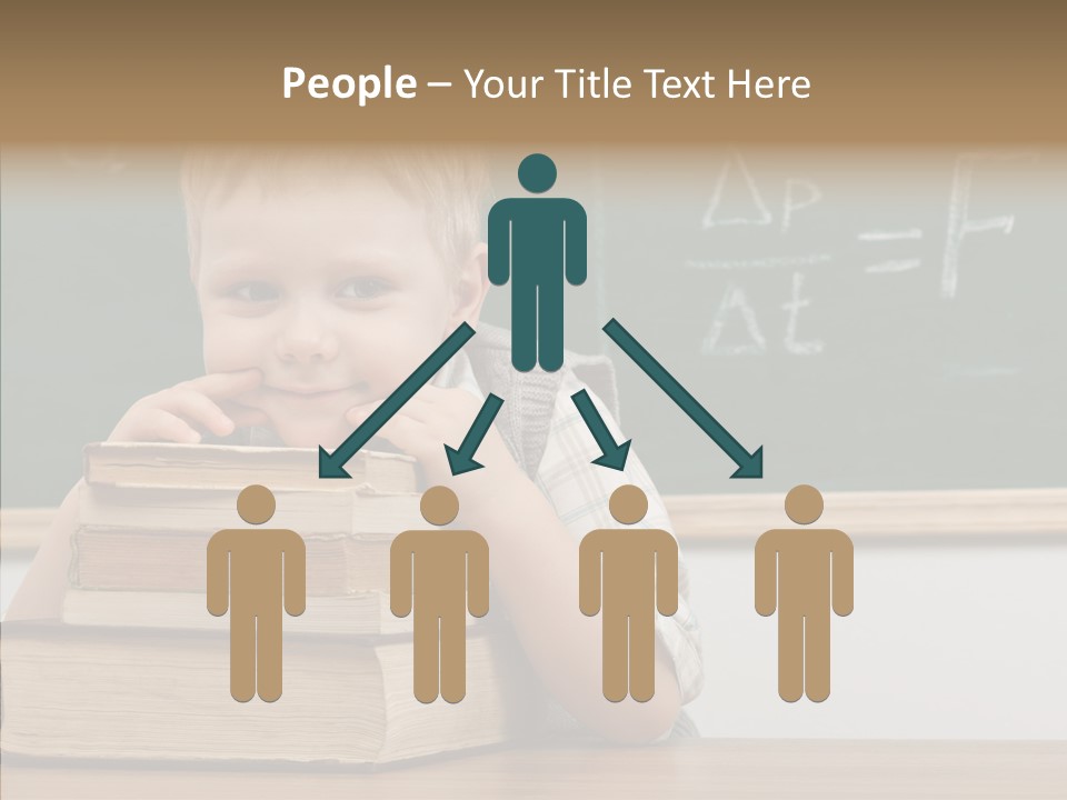 Boy Pupil Elementary PowerPoint Template