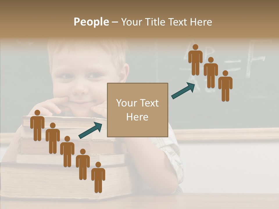 Boy Pupil Elementary PowerPoint Template