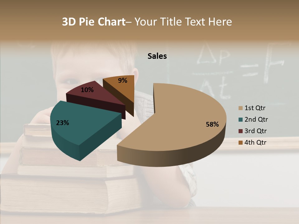 Boy Pupil Elementary PowerPoint Template