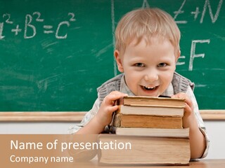 Person Innocence Preschool PowerPoint Template