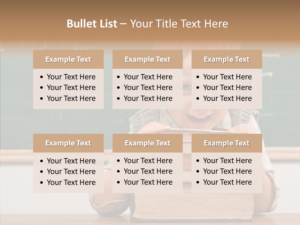 Person Innocence Preschool PowerPoint Template