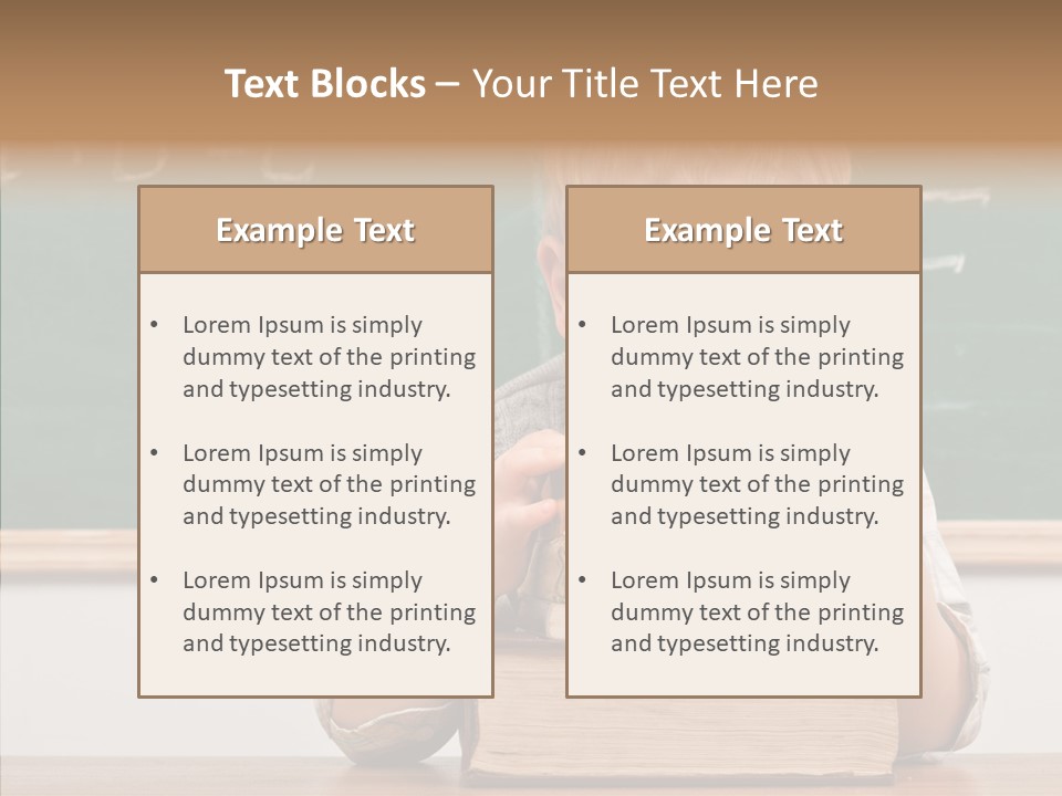 Person Innocence Preschool PowerPoint Template