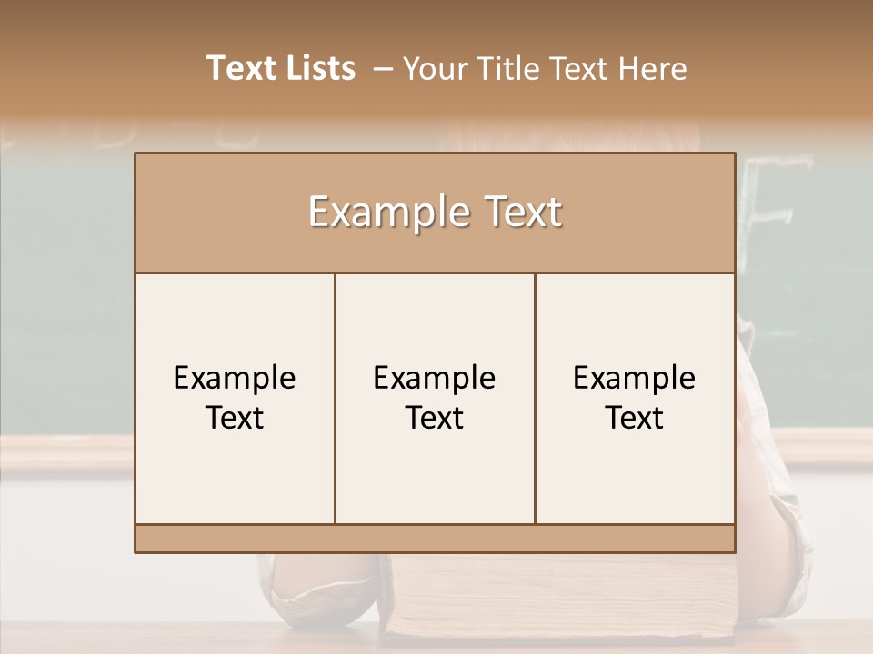 Person Innocence Preschool PowerPoint Template