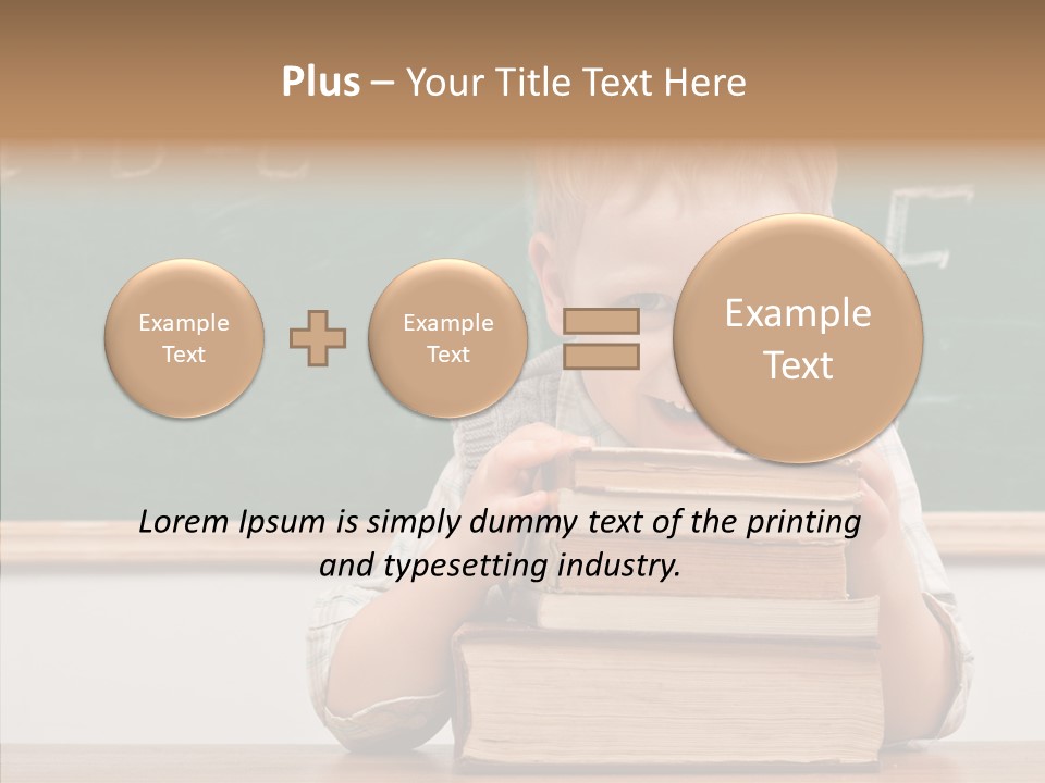 Person Innocence Preschool PowerPoint Template
