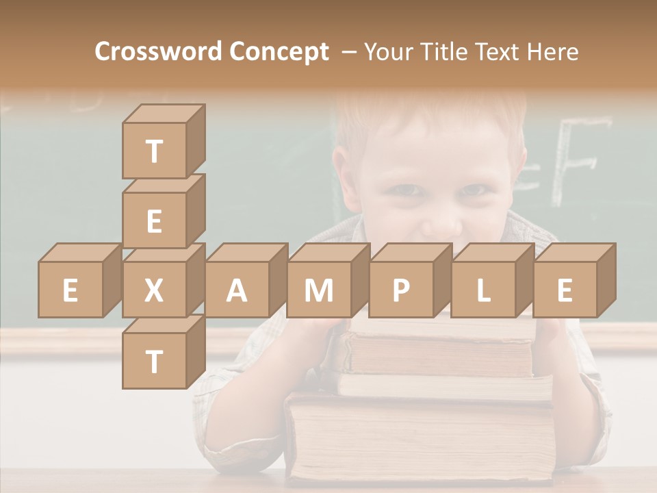 Person Innocence Preschool PowerPoint Template