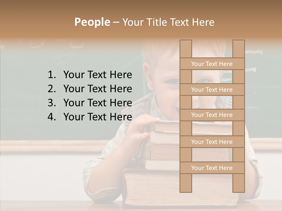 Person Innocence Preschool PowerPoint Template